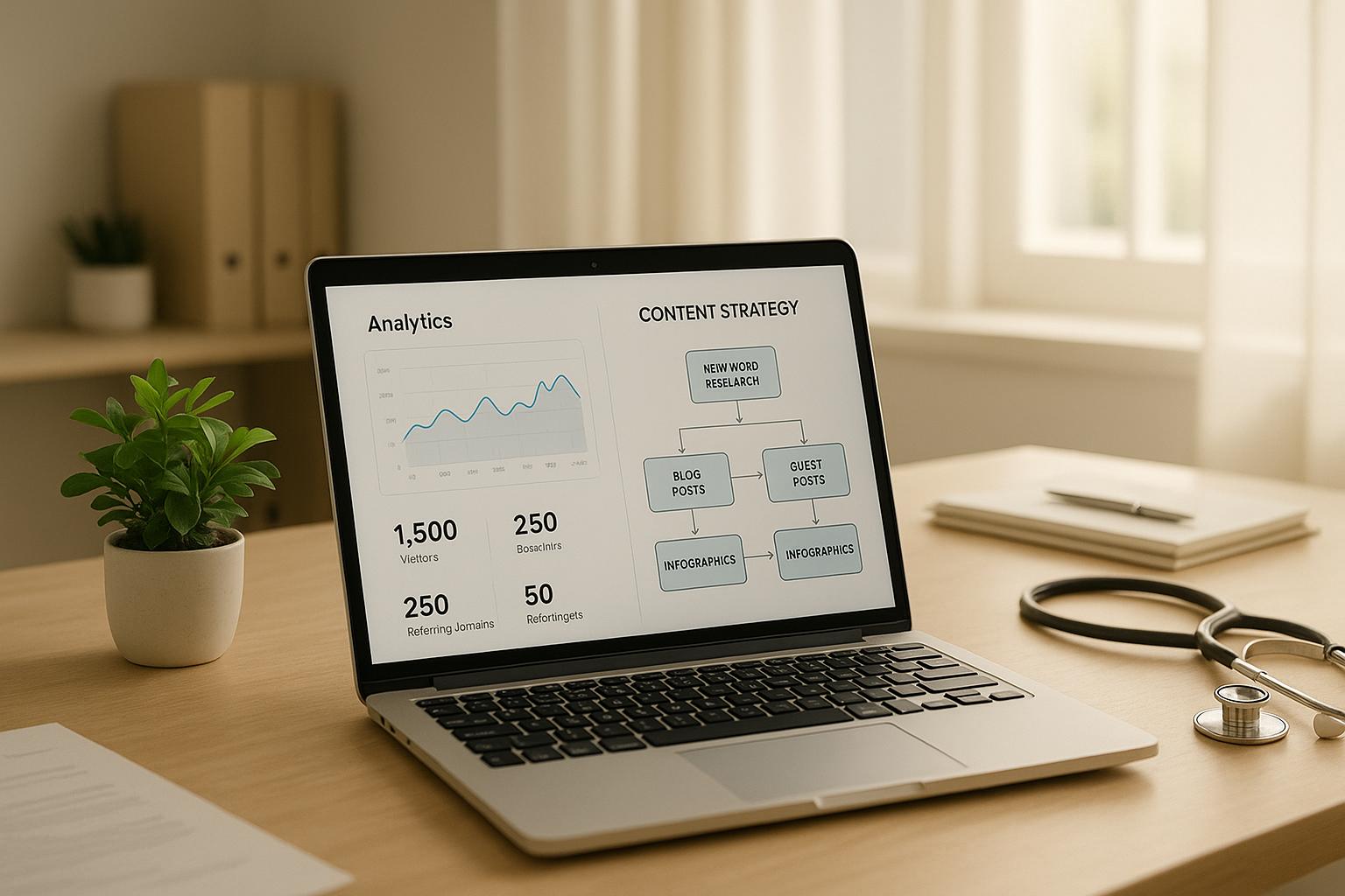 How Clinics Earn Backlinks Through Content